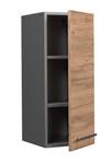 Hängeschrank Fame-Line 38312 Anthrazit - Eiche Dekor - 30 x 72 cm