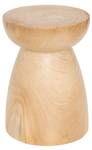 Totem-Beistelltisch JAFAR Beige - Massivholz - 28 x 40 x 28 cm