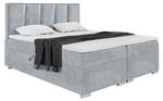 Boxspringbett Antonio Silver Hellgrau - 140 x 214 cm - H3