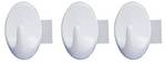 Kleiderbügel STRIP IT MAXI weiß, 3 Stück Weiß - Kunststoff - 3 x 4 x 2 cm