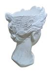 Frauenkopf Vase Skulptur