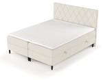 Boxspringbett Gwen mit Topper Creme - Breite: 200 cm