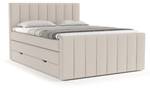 Boxspringbett Ruby Beige - Breite: 140 cm