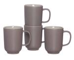 Kaffeebecher Jasper 4er Set Taupe