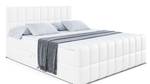 Boxspringbett MIAMI-Z Hochglanz Weiß - Breite: 180 cm - H3