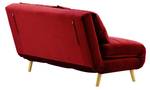 3-Sitzer Ausklappbares Sofa Flic Rot