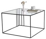 Table basse Doradus Noir - Verre - 55 x 36 x 55 cm