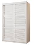 ARMOIRE À PORTES COULISSANTES ZALUZJA Largeur : 120 cm - Argenté