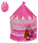 Spielzelt Prinzessin Pink - Gelb - Metall - Kunststoff - Textil - 100 x 135 x 100 cm