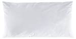 Mako Satin Kissenbezug Weiss Decoper ® Weiß - Tiefe: 40 cm