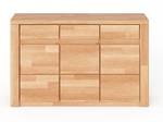Sideboard Leon Braun - Massivholz - 35 x 80 x 127 cm
