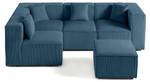 Ecksofa ARTY Blau