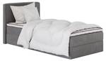 Boxspringbett MITTO CONTI Grau - Breite: 100 cm - H4