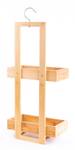 Badezimmer-Regal feuchtigkeitsresistent Beige - Bambus - 26 x 61 x 14 cm