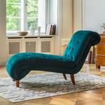 Chaiselongue Boheme Samtstoff Petrol