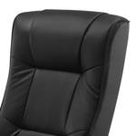 Fauteuil de direction Balvano Imitation cuir - Noir