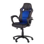 Chefsessel Racing Schwarz / Blau