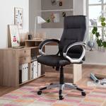 Fauteuil de direction Rafera Imitation cuir - Noir