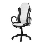 Fauteuil de direction Sprint Imitation cuir - Noir / Blanc