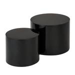 Tables d’appoint Circle (2 éléments) Noir - Noir brillant
