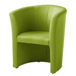 Fauteuil cocktail Wagait Imitation cuir - Vert pomme