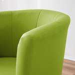 Fauteuil cocktail Wagait Imitation cuir - Vert pomme