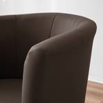 Fauteuil cocktail Wagait Imitation cuir - Mocca