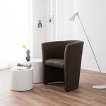Fauteuil cocktail Wagait Imitation cuir - Mocca