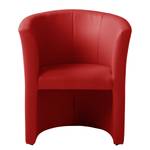 Cocktailfauteuil Sinclair kunstleer - Rood