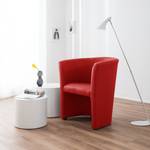 Cocktailfauteuil Sinclair kunstleer - Rood