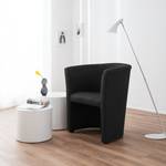 Fauteuil cocktail Sinclair Imitation cuir - Noir