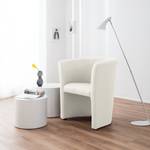 Fauteuil cocktail Wagait Imitation cuir - Blanc