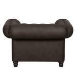 Fauteuil San Vito Imitation cuir - Moka