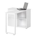 Bureau d'angle Filipo Blanc froid - Blanc