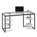 Bureau pour ordinateur Shibata Verre / Métal - Anthracite