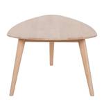 Tavolino da salotto FINSBY Legno massello di faggio - Faggio oliato bianco - 90 x 60 cm