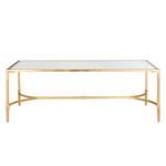 Tavolino da salotto Antwan Ferro/Vetro - Oro