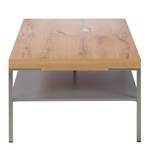 Table basse Anzio Chêne de poutre / Tourbe mat - 110 x 65 cm