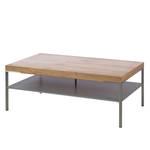 Table basse Anzio Chêne de poutre / Tourbe mat - 110 x 65 cm