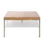 Table basse Anzio Chêne de poutre / Blanc - 75 x 75 cm