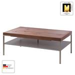 Table basse Anzio Noyer ramageux / Tourbe mat - 110 x 65 cm
