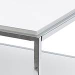 Table basse Atasa Blanc brillant - 110 x 60 cm