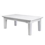 Table basse Aylin I Peuplier partiellement massif Blanc antique