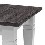 Table basse Basilico I Epicéa partiellement massif Blanc / Marron- gris