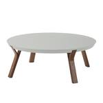 Table basse Collone Gris mat / Noyer