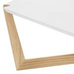 Tavolino da salotto Donore Bianco opaco / Frassino