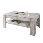 Table basse Elliot Imitation pin blanc