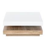 Tavolino da salotto Emblaze Bianco lucido/Effetto quercia di Sonoma