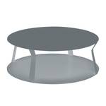 Couchtisch Freeline II Metall - ArgentoGrigio