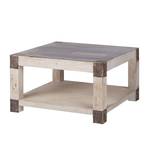 Table basse Goa White Acacia / Manguier partiellement massif - Blanc